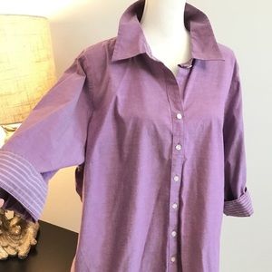 Izod Women’s 3/4 Length sleeve button down